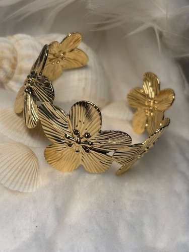Blumen armreif retro elegant - blumen,