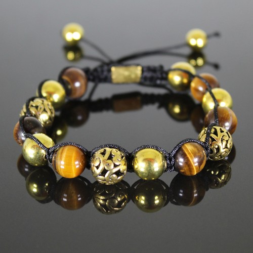 Herren damen gold tigerauge - herren,