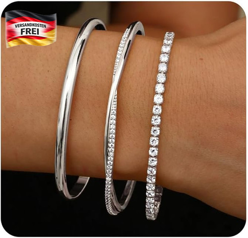 Damen armreif set - armreif, 3-tlg