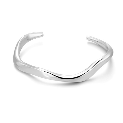 Damen armreif silber verdreht - silber,