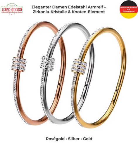 Damen armreif edelstahl - damen,