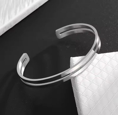 Armband edelstahl spalt - armband,
