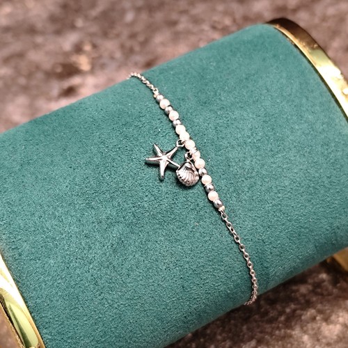 Edelstahl armband damen silber - edelstahl,