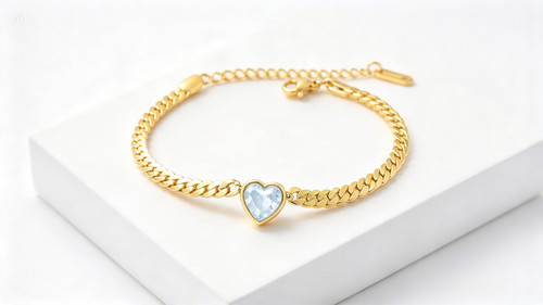 Damen armband goldfarben mit - goldfarben,