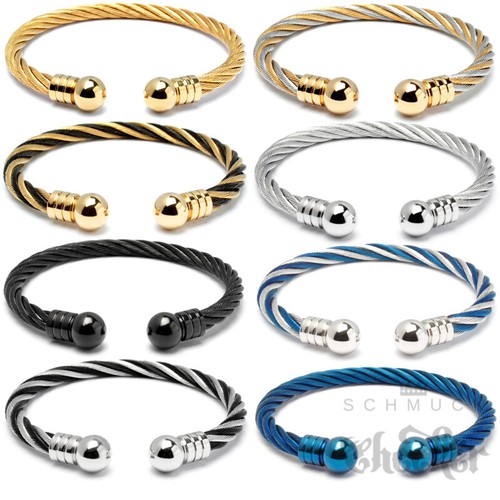 Damen herren armreif edelstahl - herren,