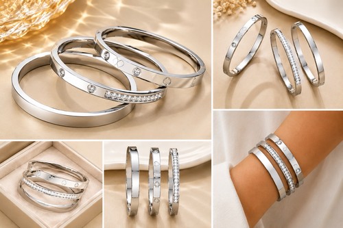 Damen armreif set stück - 3,