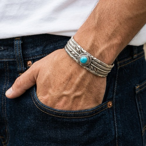 Massiv armband edelstahl - 19,