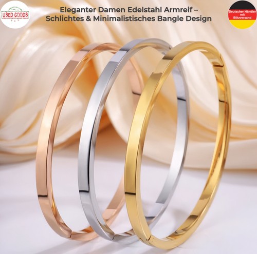 Damen armreif edelstahl bangle - armreif,
