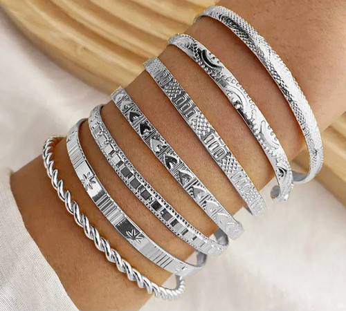 Damen armband armreif - 7,