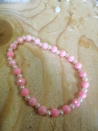 Rosa damenarmband - rosa,