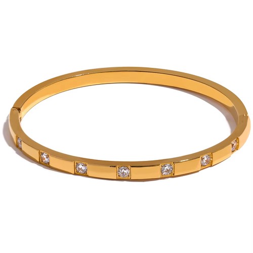 Edelstahl armreif damen - edelstahl,