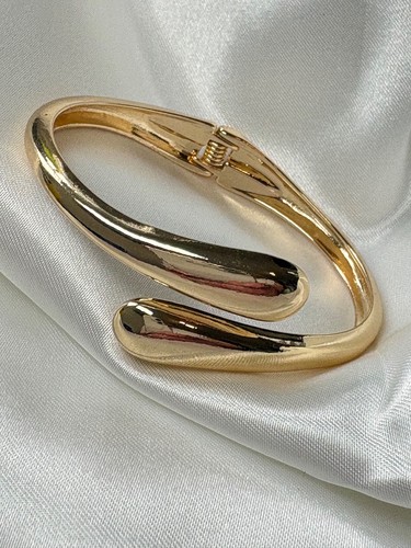 Tropfen armreif golden dezent - armreif,