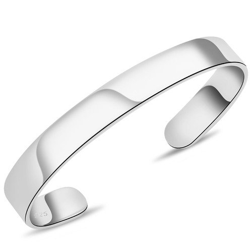 Armreif 10mm 925er - , silber