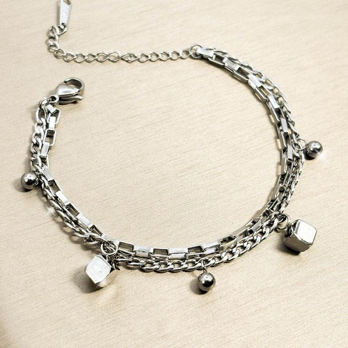 Damen armband edelstahl gold - edelstahl,
